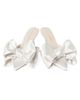 Loeffler Randall Women's Margot 80MM Bow-Detailed Satin Mules - 3