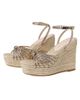 Loeffler Randall Women's Pamela Mignon 130MM Knot Wedge Sandals - 4