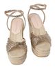 Loeffler Randall Women's Pamela Mignon 130MM Knot Wedge Sandals - 5