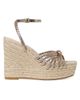 Loeffler Randall Women's Pamela Mignon 130MM Knot Wedge Sandals - 7