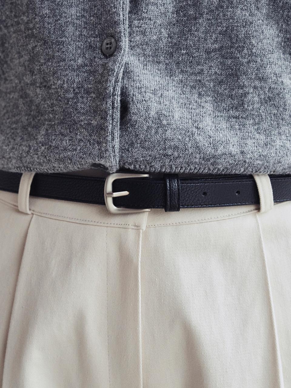 LOEIL Basic Square Buckle Belt