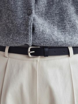 LOEIL Basic Square Buckle Belt
