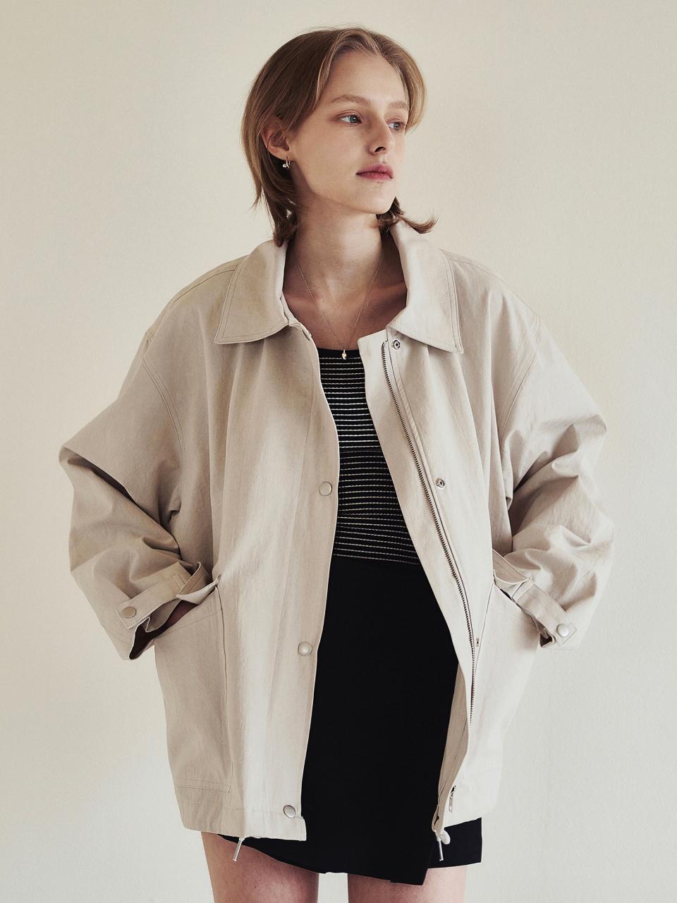 LOEIL Big Pocket Cotton Jumper