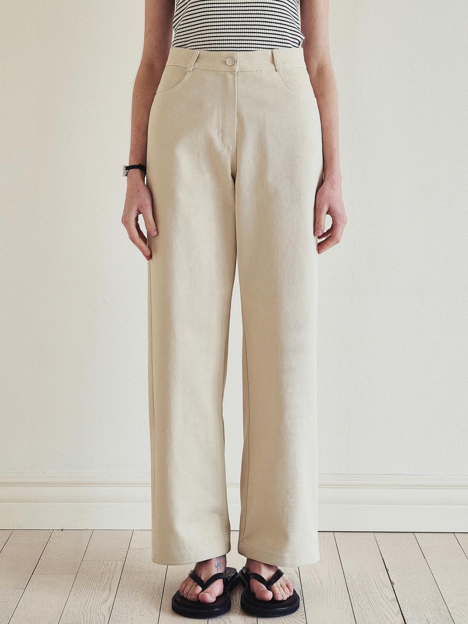 LOEIL Bright Color Cotton Pants