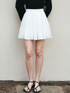 LOEIL Frill Mini Skirt