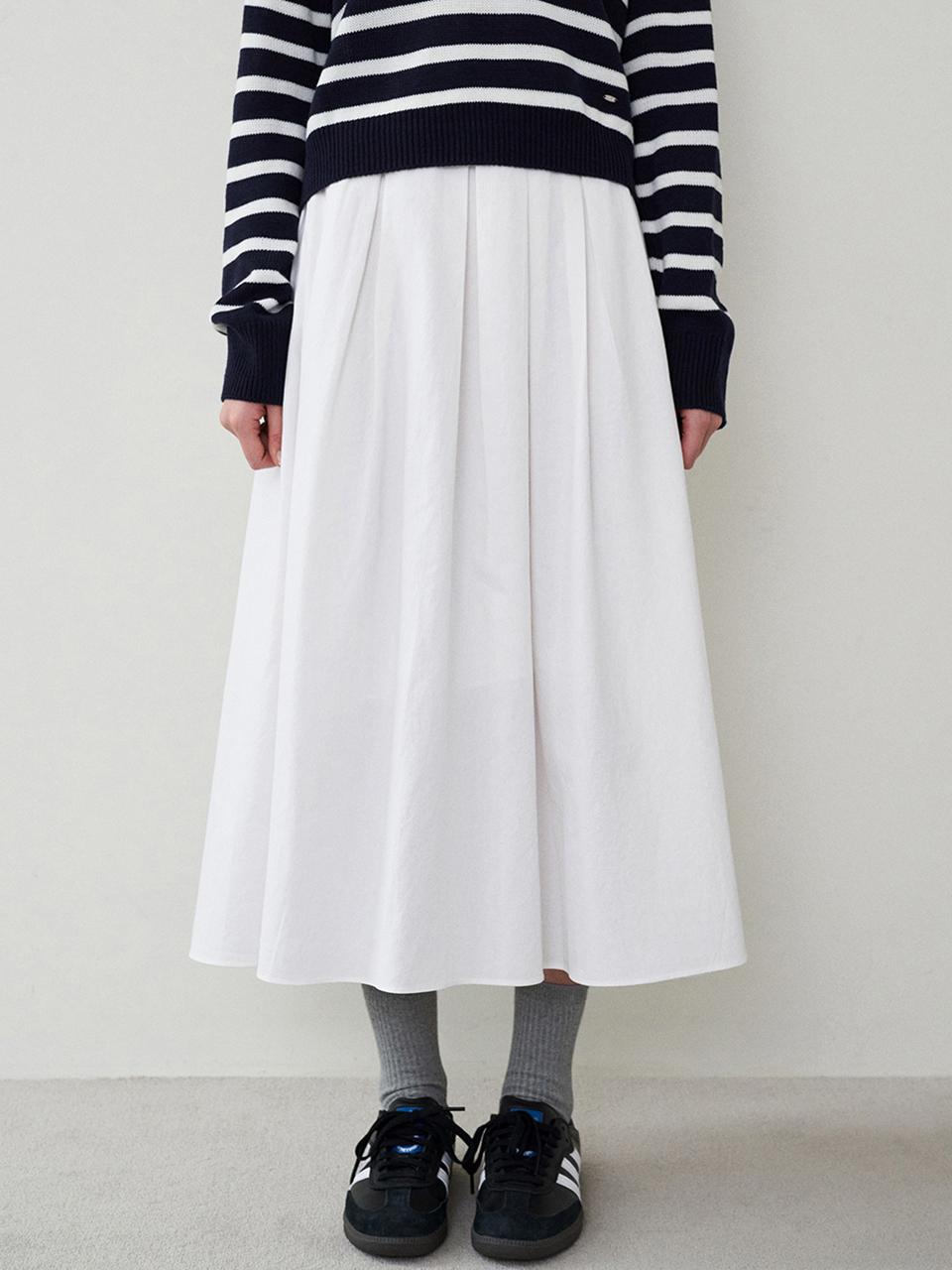 LOEIL Pure Flare Long Skirt