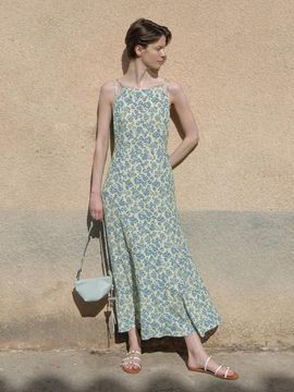 LOEUVRE Double String Sleeveless Dress
