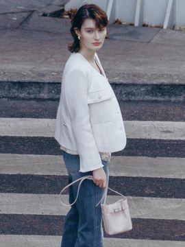 LOEUVRE Sac de Ceinture Mini Shoulder Bag_Blush