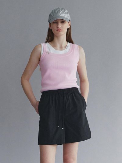 LOEUVRE Waist Banded Shorts (2 Color)