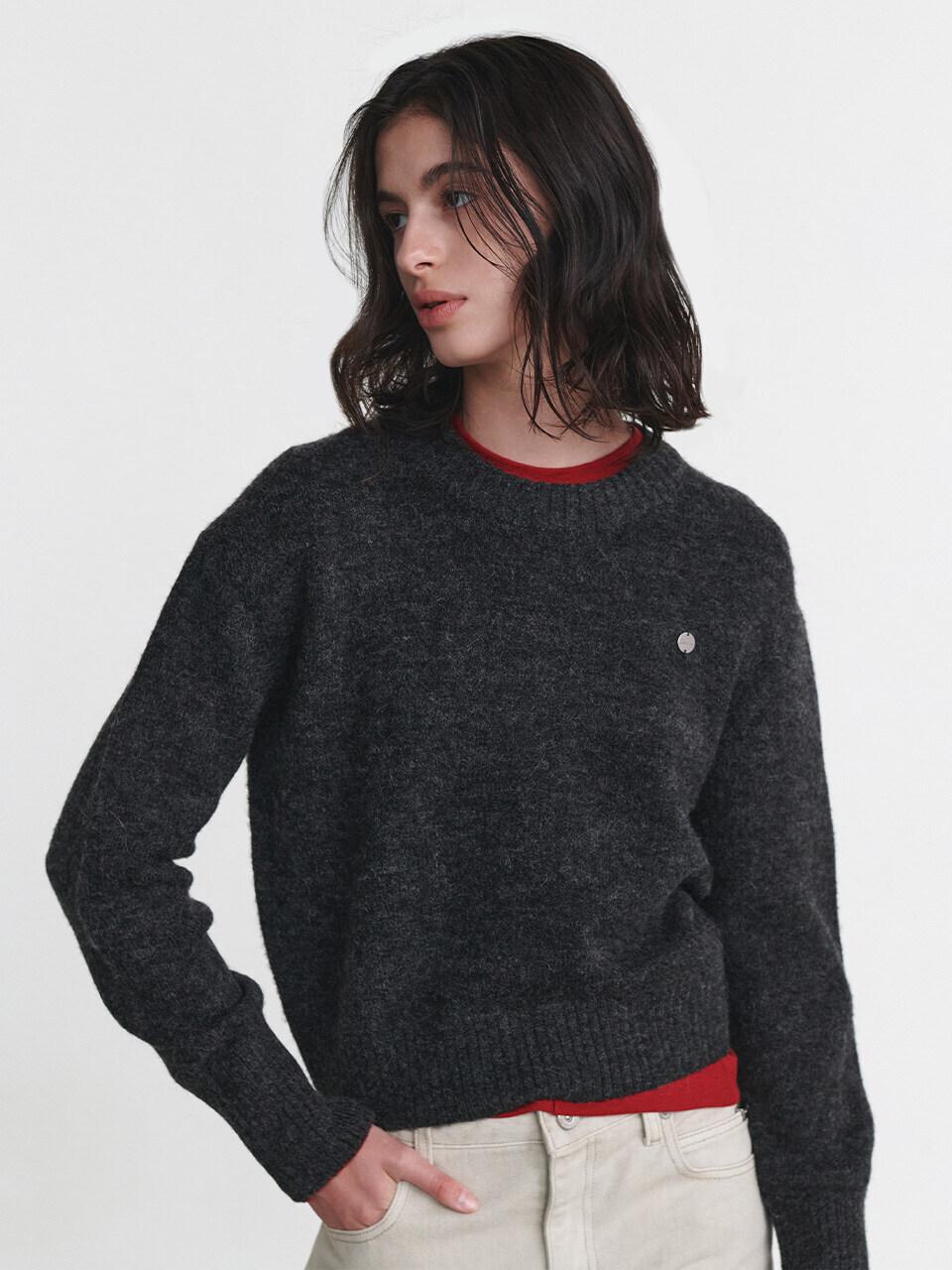 LOEUVRE Wool Blended Knit Pullover - 2 Colors