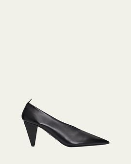 Loewe 45mm Origami Cubic Leather Pumps