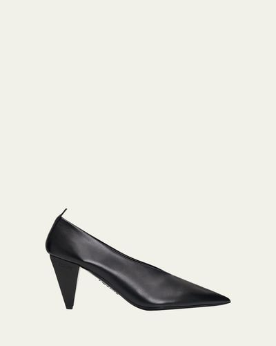 Loewe 45mm Origami Cubic Leather Pumps
