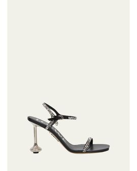 LOEWE 90mm Toy Embellished Suede Sandals