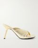 LOEWE + Paula's Ibiza metallic leather sandals - 1