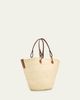 Loewe Anagram Woven Palm Leaf Basket Tote Bag - 3