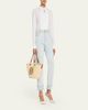 Loewe Anagram Woven Palm Leaf Basket Tote Bag - 5