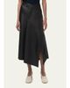 LOEWE Asymmetric Leather Midi Skirt - 4