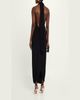 Loewe Backless Draped Crepe Maxi Dress - 3