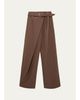 LOEWE Belted Wide-Leg Wrap Trousers - 1