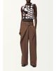 LOEWE Belted Wide-Leg Wrap Trousers - 2