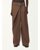 LOEWE Belted Wide-Leg Wrap Trousers - 4