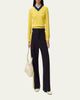 Loewe Bicolor V-Neck Sweater - 2