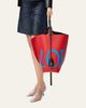 Loewe Bilbao Logo-Print Leather Trapeze Bucket Bag - 2