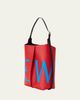 Loewe Bilbao Logo-Print Leather Trapeze Bucket Bag - 3