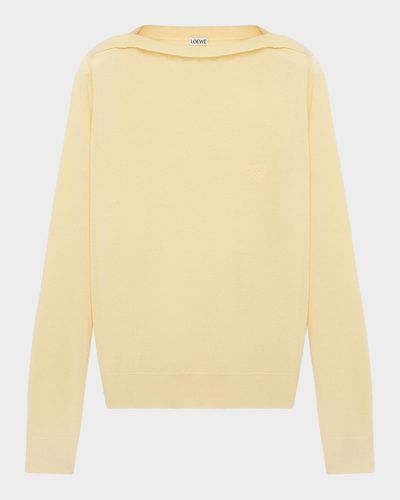 Loewe Boatneck Wool-Blend Sweater