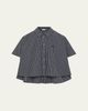 Loewe Check Cotton Short-Sleeve Trapeze Shirt - 1