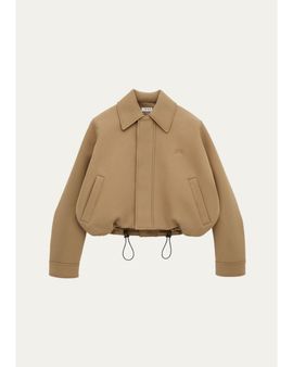 LOEWE Cotton Twill Drawstring Balloon Jacket