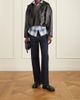 LOEWE Cropped buckled leather biker jacket - 2