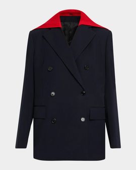 LOEWE Detachable Sailor Panel Double-Breasted Jacket