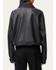 LOEWE Drawstring Leather Bubble Jacket - 3