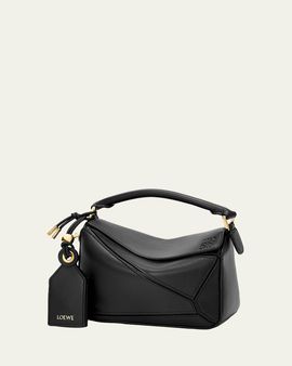 Loewe Featherlight Puzzle Mini Leather Top-Handle Bag
