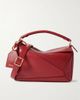 LOEWE Featherlight Puzzle small textured-leather top-handle bag - 1