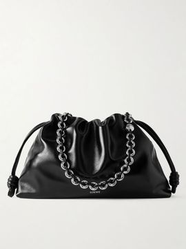LOEWE Flamenco large embellished leather clutch