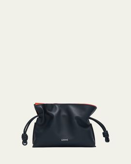 Loewe Flamenco Layers Leather Clutch Bag
