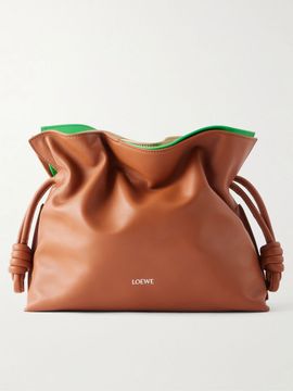 LOEWE Flamenco Layers medium leather clutch
