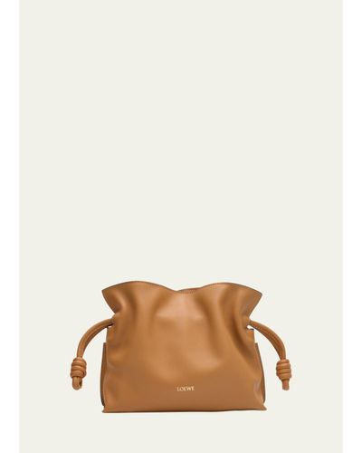 LOEWE Flamenco Mini Clutch Bag in Napa Leather
