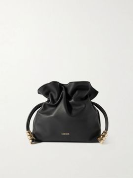 LOEWE Flamenco mini embellished leather clutch