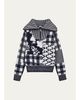 LOEWE Geometric Patchwork Half-Zip Sweater - 1