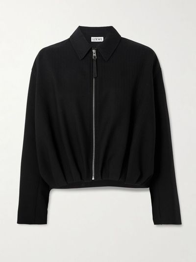 LOEWE Herringbone wool jacket