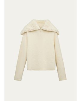 LOEWE Knit Zip-Up Sweater