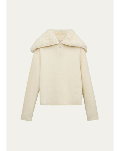 LOEWE Knit Zip-Up Sweater