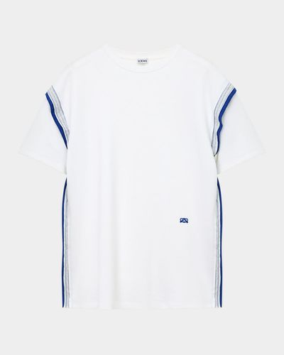LOEWE Layered Stripe Short-Sleeve T-Shirt