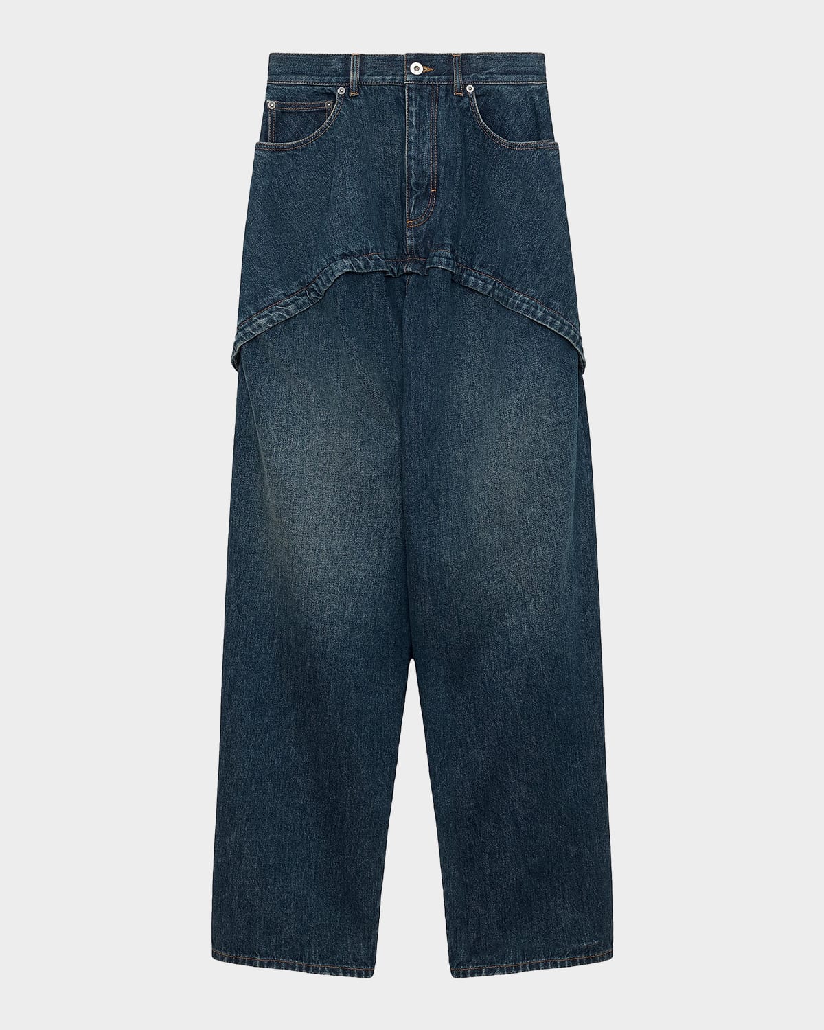 Loewe Layered Wide-Leg Jeans