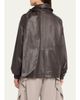 LOEWE Leather Scarf Zipped Jacket - 3