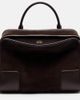 Loewe Loewe Amazona 180 Large suede top-handle bag - 1