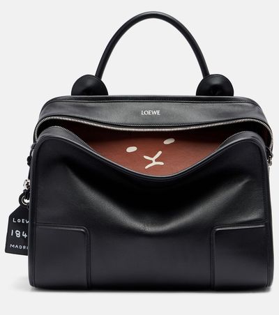 Loewe Loewe Amazona 180 Lion Intarsio Large tote bag